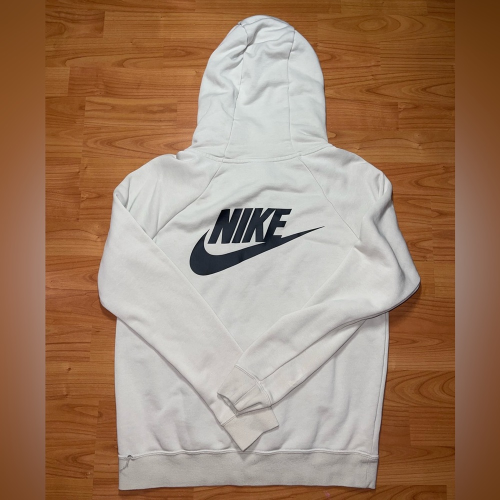 Nike beige quarter zip.